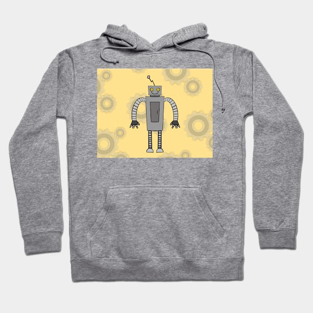 April Gear Robot Hoodie by Soundtrack Alley